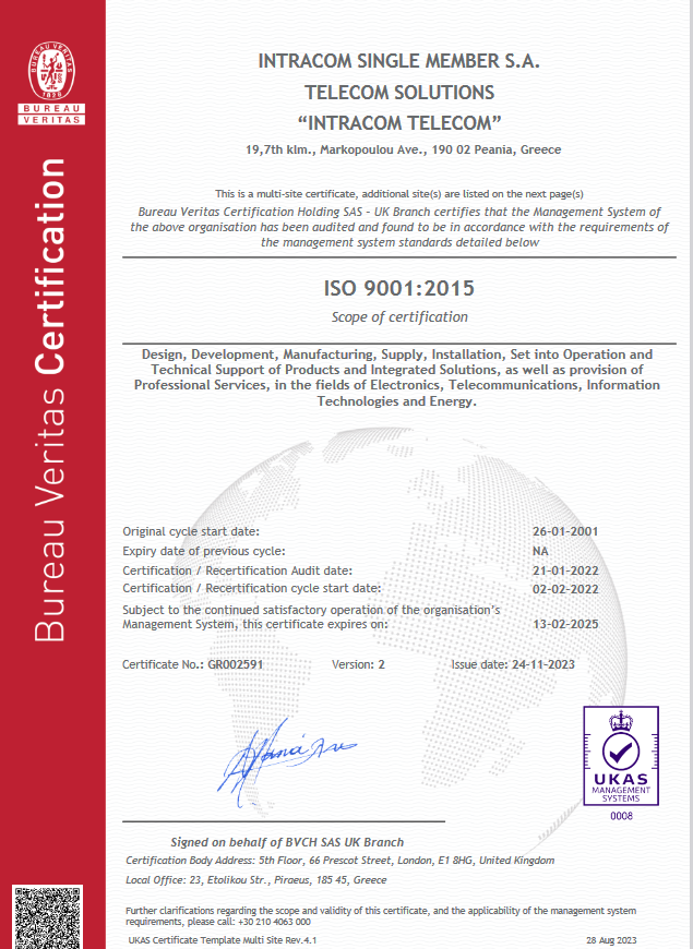 Image of Quality Certification [ISO 9001:2015 Certificate]