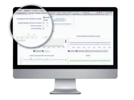 Screenshot of UniMS user interface