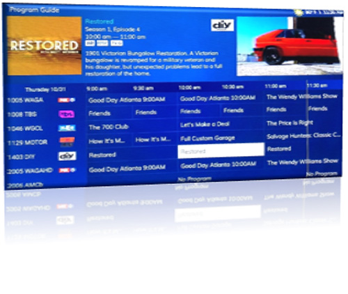 screenshot of the app - daily tv guide 