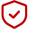 icon of verification showing secure and stable solution