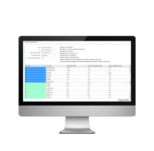 Screenshot of the application